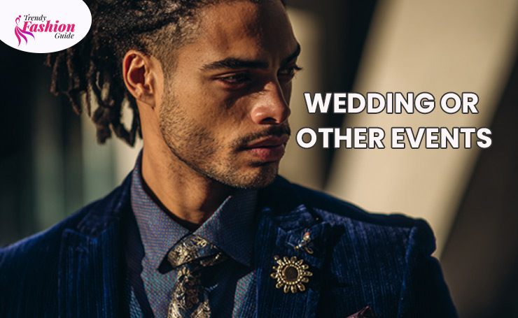 Wedding or Other Events: A tailored suit with indie accessories such as a thrifted brooch, beaded bracelet, or a patterned tie will look great. You can also wear a velvet blazer over slim trousers and loafers.