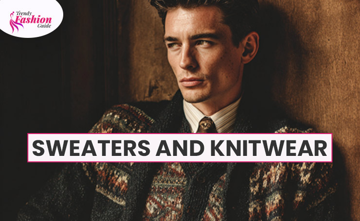 Sweaters and knitwear: V-neck sweaters, the Fair Isle sweater, and cardigans were the famous choices as they provided warmth, functionality, and style.