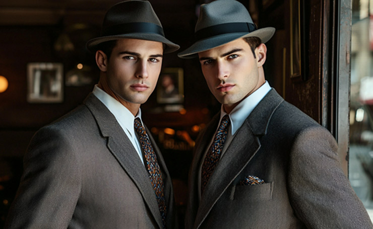 Formal 1950s Men’s Fashion