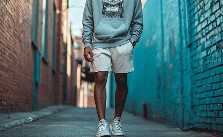 Look 3: Bermuda Shorts and Streetwear Fusion