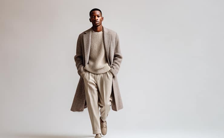 90’s Guys' Clothes Evolved: Knit Coat Elegance