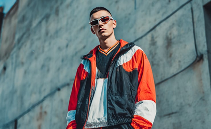 Retro 90s Menswear: Jersey Block Aesthetic